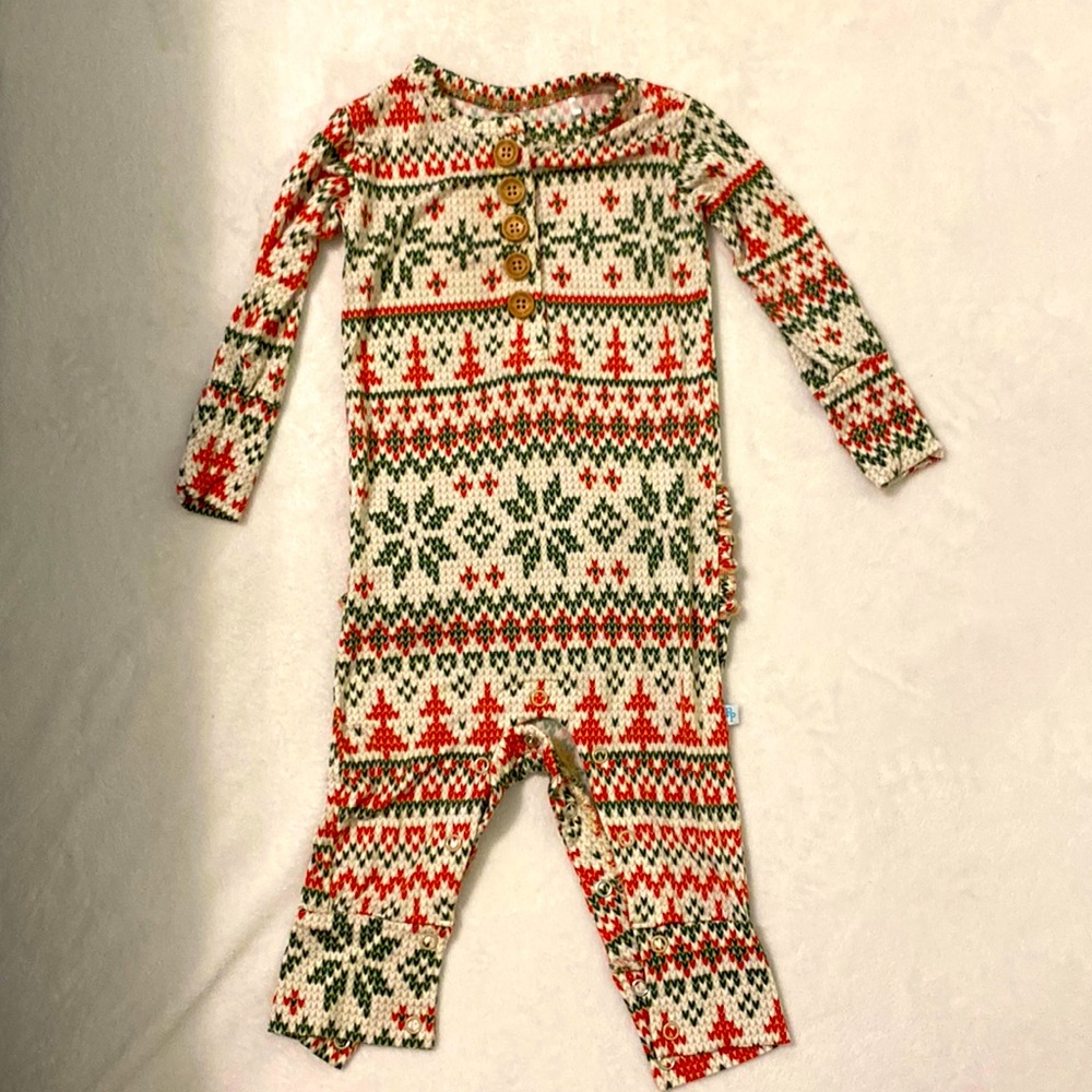Posh Peanut Christmas Romper